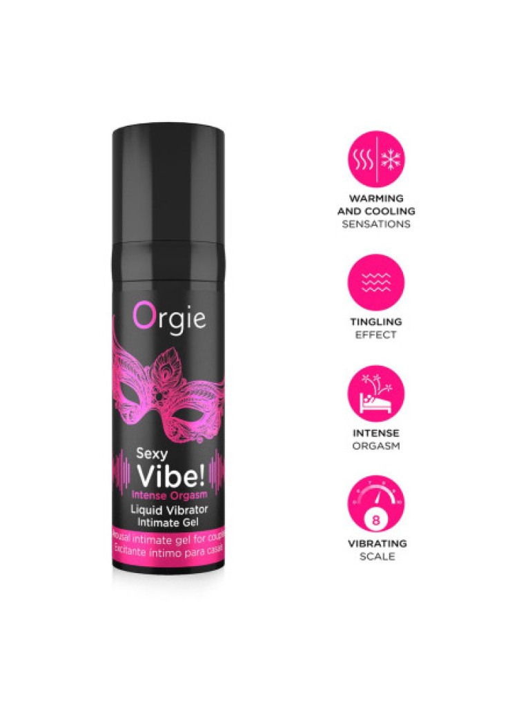 Gel lubrifiant stimulator Sexy Vibe Intense Orgasm Orgie