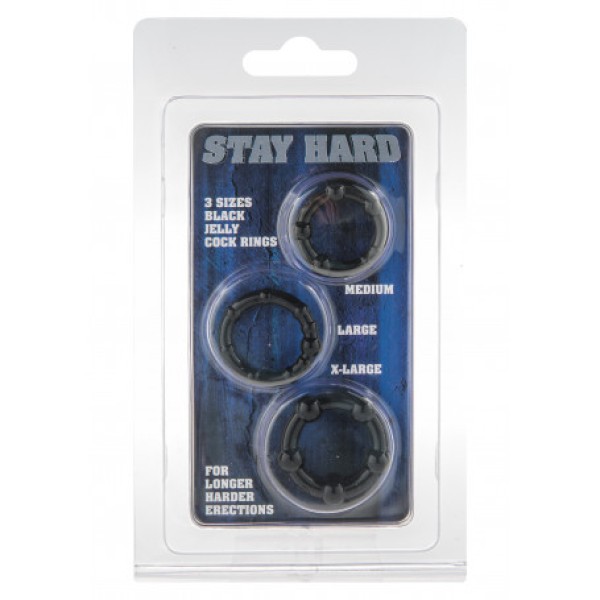 Set Inele pentru Penis Stay Hard - Three Rings