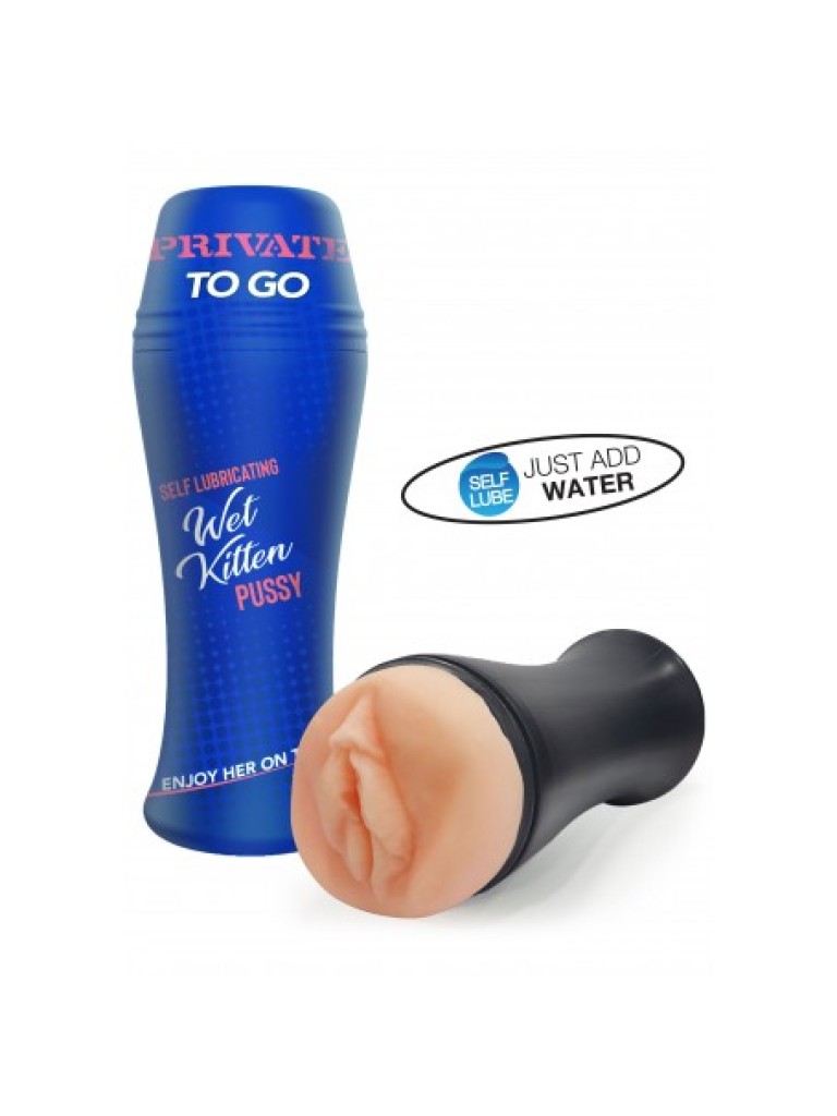 Masturbator Vaginal Realistic Wet Kitten Self Lube To Go – Plăcere Oriunde, Oricâ